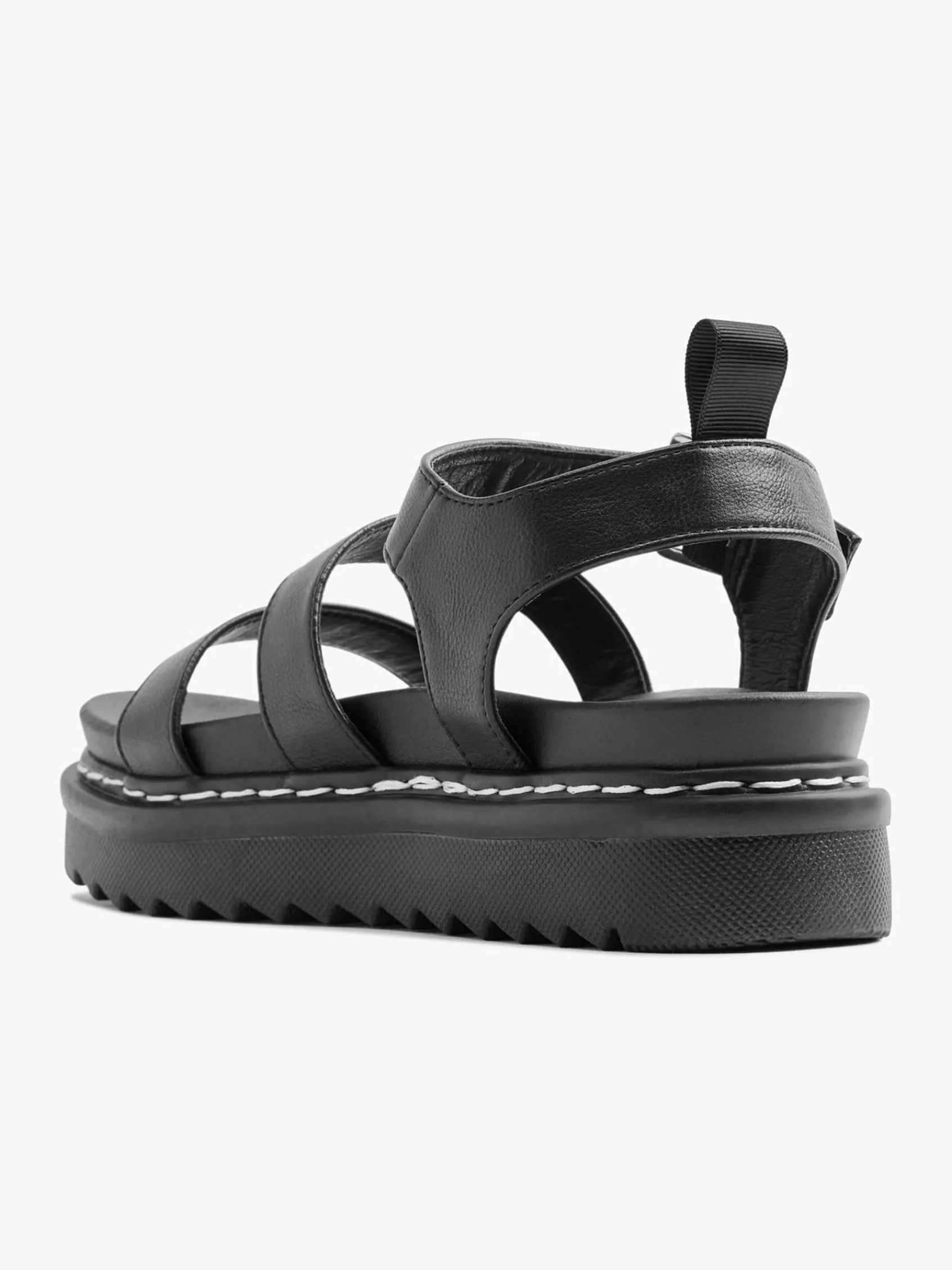 Outlet Platform Sandals with Contrasting Stitching Women Sandals·Gladiator Sandals|Sandals·Chunky Sandals