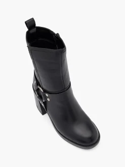 Best Platformed Heeled Biker Boot Women Boots·Biker Boots|Boots·Ankle Boots
