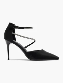 Hot Pointed Toe Stiletto Heel with Diamante Straps Women Heels·High Heels