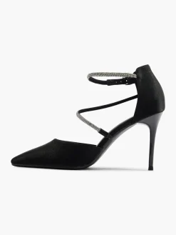 Hot Pointed Toe Stiletto Heel with Diamante Straps Women Heels·High Heels