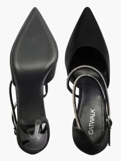 Hot Pointed Toe Stiletto Heel with Diamante Straps Women Heels·High Heels