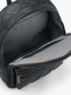 Discount Quilted Backpack with Logo Detail Women Backpacks