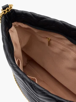 Sale Quilted Chevron Quilted Tote Bag with Chain Strap Women Bags·Tote Bags