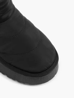New Quilted Platform Warm Lined Ankle Boot Women Boots·Winter Boots|Boots·Faux Fur Lined Boots