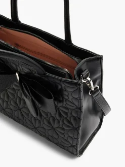 Hot Quilted Tote Bag with Bow Decoration Women Bags·Handbags