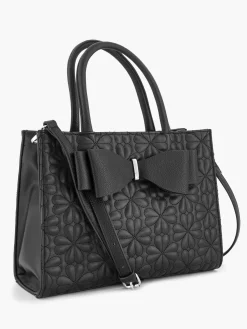 Hot Quilted Tote Bag with Bow Decoration Women Bags·Handbags