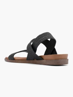 Best Raffia Textile Strapped Flat Sandal Women Sandals·Flat Sandals