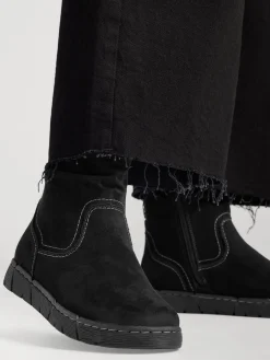 Sale Ruched Ankle Boot Women Loafers & Low Shoes·Comfort|Boots·Comfort Boots