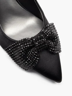 Online Slingback Diamante Bow Heel Women Heels·High Heels