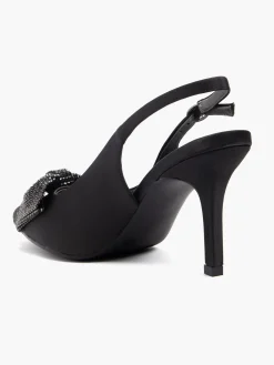 Online Slingback Diamante Bow Heel Women Heels·High Heels