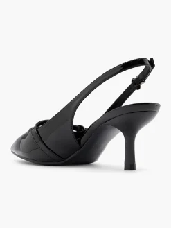Outlet Slingback Low Heel with Buckle Strap Women Heels·Slingback Heels|Heels·High Heels