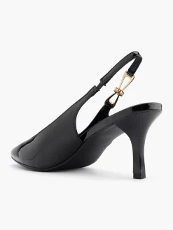 Clearance Slingback with Gold Link Detail Women Heels·Slingback Heels