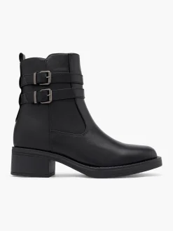 Best Square Toe Double Buckled Ankle Boot Women Boots·Ankle Boots