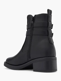 Best Square Toe Double Buckled Ankle Boot Women Boots·Ankle Boots