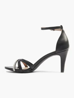 Best Stiletto Heel with Silver Strap Detail Women Sandals·Heeled Sandals|Heels·High Heels