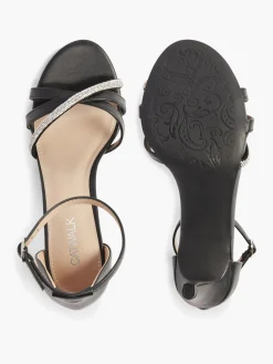 Best Stiletto Heel with Silver Strap Detail Women Sandals·Heeled Sandals|Heels·High Heels