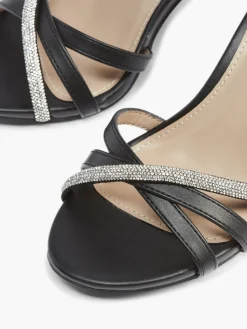 Best Stiletto Heel with Silver Strap Detail Women Sandals·Heeled Sandals|Heels·High Heels