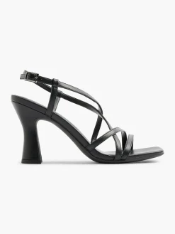Clearance Strappy Flared Heel Women Sandals·Heeled Sandals|Heels·High Heels
