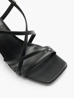 Clearance Strappy Flared Heel Women Sandals·Heeled Sandals|Heels·High Heels