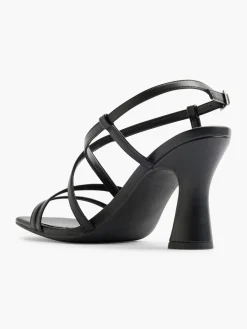 Clearance Strappy Flared Heel Women Sandals·Heeled Sandals|Heels·High Heels