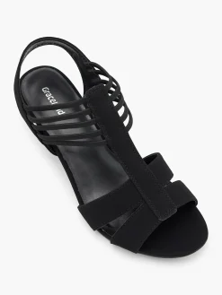 Clearance Strappy Heeled Sandals Women Sandals·Heeled Sandals|Heels·Block Heels