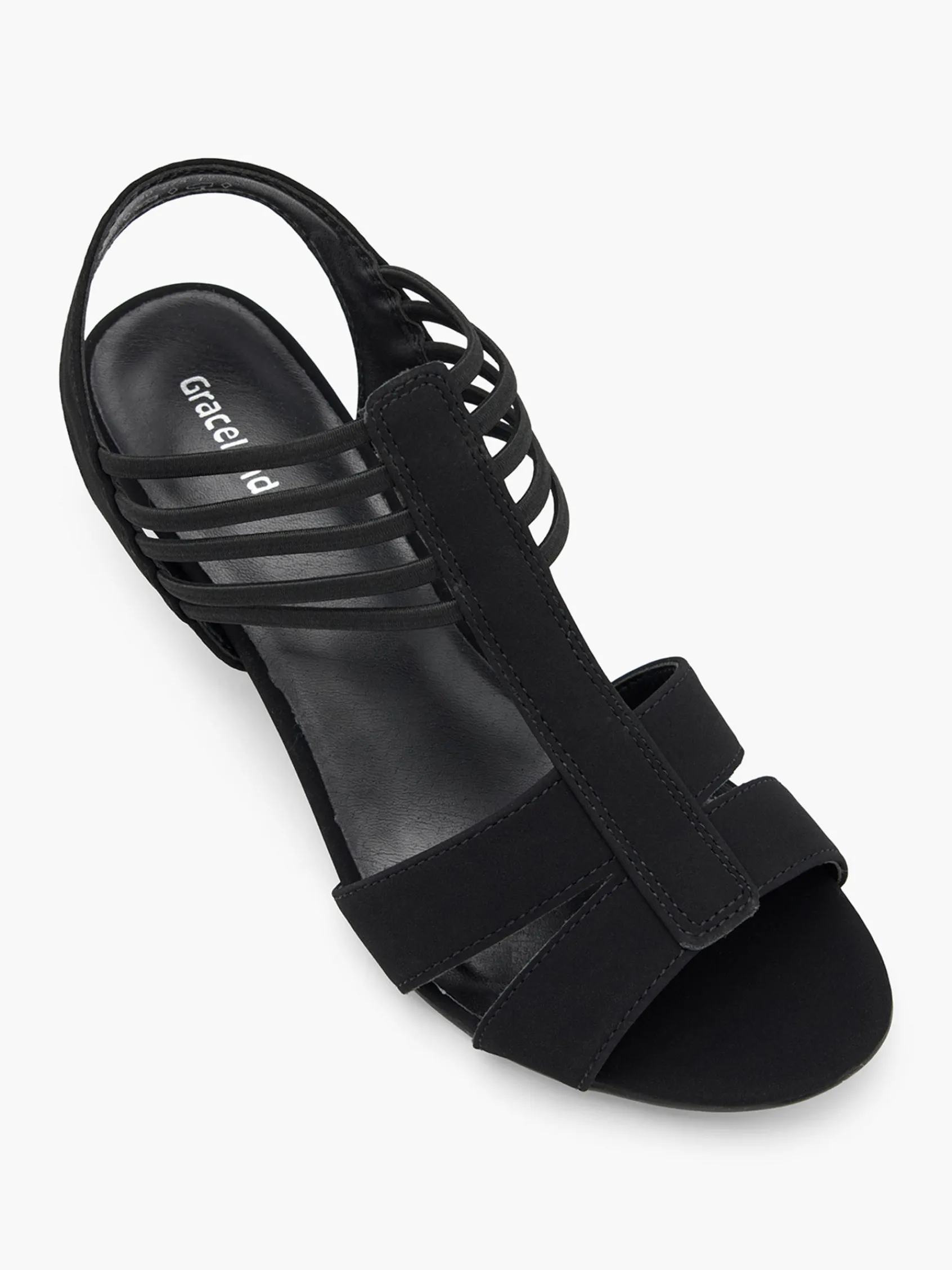 Clearance Strappy Heeled Sandals Women Sandals·Heeled Sandals|Heels·Block Heels