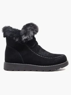 Outlet Suede Ankle Boot with Faux Fur Lining Women All Girls·Teens|Boots·Leather Boots