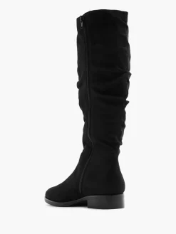 Best Suede Ruched Long Leg Boot Women Boots·Knee High Boots