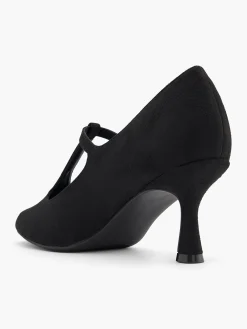 T Bar Heel with Buckle Detail Women Heels·Court Heels