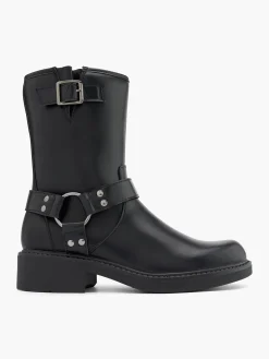 Outlet Tall Biker Boot with Metal Details Women Boots·Biker Boots