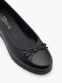 Discount Wedge Heel Ballerina with Bow Detail Women Loafers & Low Shoes·Ballet Pumps