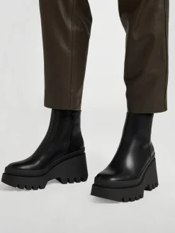 Outlet Wedge Heeled Chelsea Boot Women Boots·Heeled Boots|Boots·Ankle Boots
