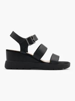 Outlet Wedge Sandal with Buckle Detail Women Heels·Wedges|Sandals·Wedge Sandals