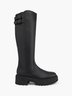 Outlet Wide Fit Chunky Sole Long Leg Boot Women Boots·Knee High Boots