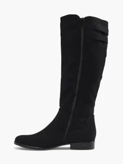 Wide Fit Long Leg Boot with Buckle Details Women Boots·Knee High Boots