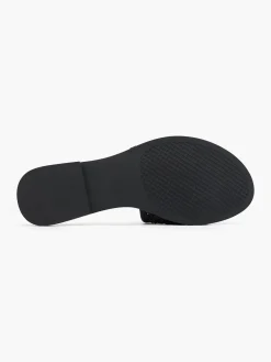 Online Woven Slip On Mule with Metal Detail Women Sandals·Mules|Sandals·Flat Sandals