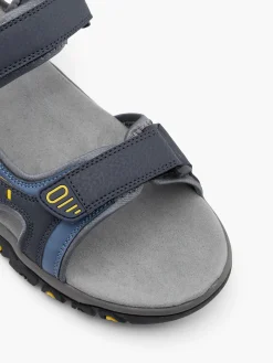 Hot Black/Grey/ Twin Strap Sandals Sandals·Walking Sandals