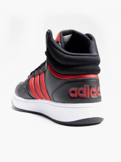 Online Black/Red Hoops 3.0 Mid Trainers Trainers·High-Top Trainers|Trainers·Adidas Trainers