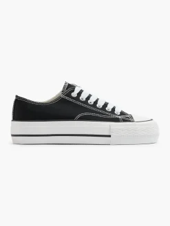 Online /White Canvas Lace Up Trainers Women Trainers·Canvas Trainers|Loafers & Low Shoes·Canvas