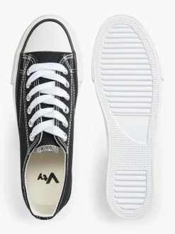 Online /White Canvas Lace Up Trainers Women Trainers·Canvas Trainers|Loafers & Low Shoes·Canvas