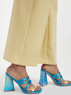 Clearance Strapped Mule Women Sandals·Heeled Sandals|Heels·High Heels