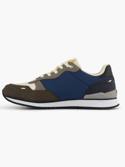 Best Blue/Brown Lace Up Trainers Trainers·Sports Trainers