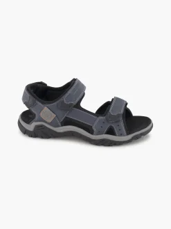 Discount /Grey Triple Strap Sandals Sandals·Walking Sandals