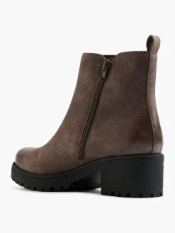 New Ankle Boot with Zip Pull Women Boots·Heeled Boots|Boots·Ankle Boots