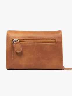 Outlet Brown Double Flap Purse Women Other Accessories·Purses & Wallets