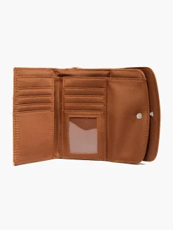 Outlet Brown Double Flap Purse Women Other Accessories·Purses & Wallets