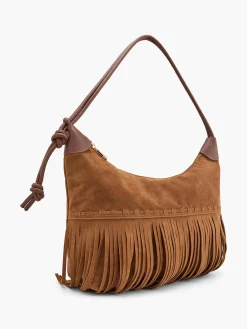 Clearance Faux Suede Fringed Shoulder Bag Women Bags·Shoulder Bags|Bags·Handbags