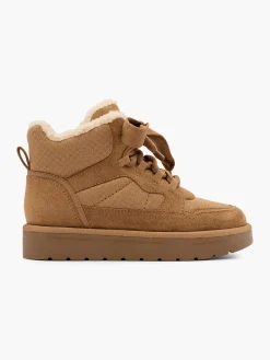 Outlet Fleece Lined Lace Up High Top Women Trainers·High Top Trainers|Boots·Lace-Up Boots