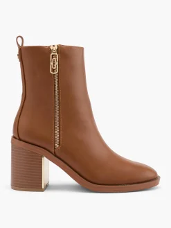 Discount Heeled Ankle Boot With Zipper Detail Women Boots·Ankle Boots