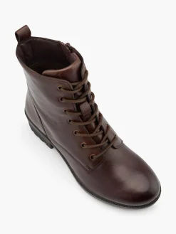 New Leather Classic Lace Up Biker Boot Women Boots·Biker Boots|Boots·Lace-Up Boots